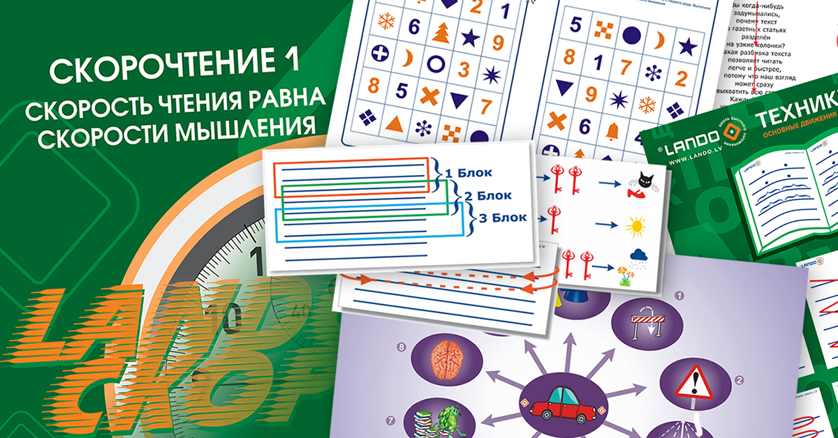 Картинки для скорочтения